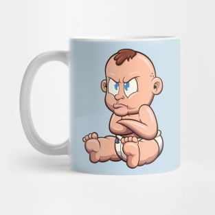 Cute Pouting Cartoon Baby Mug